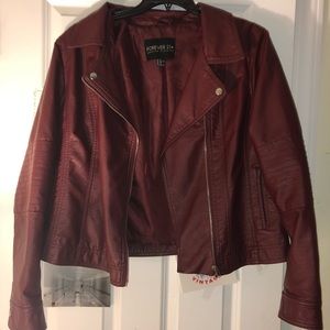 Forever 21 Moto leather jacket!!